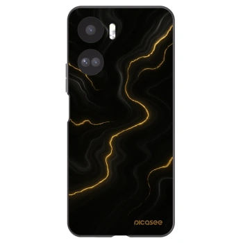 Picasee crna silikonska maskica za Honor 90 Lite 5G - Thunder