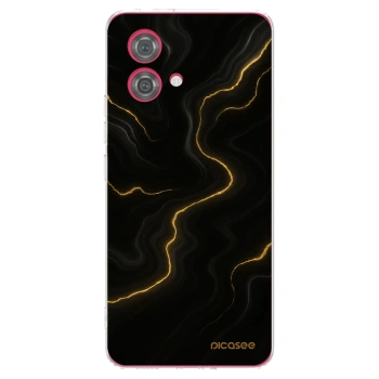 Picasee silikonska prozirna maskica za Motorola Moto G84 5G - Thunder