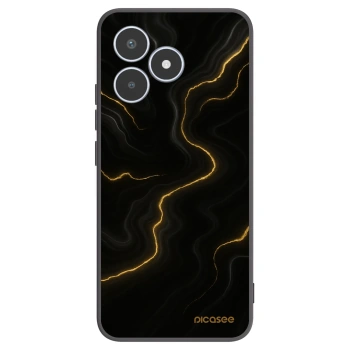 Picasee crna silikonska maskica za Realme C53 - Thunder