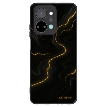 Picasee crna silikonska maskica za Honor X7a - Thunder