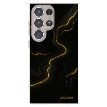 Picasee silikonska prozirna maskica za Samsung Galaxy S24 Ultra S928B 5G - Thunder