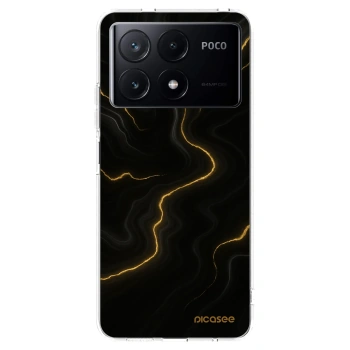Picasee silikonska prozirna maskica za Xiaomi Poco X6 Pro - Thunder