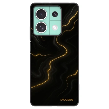 Picasee crna silikonska maskica za Xiaomi Redmi Note 13 5G - Thunder