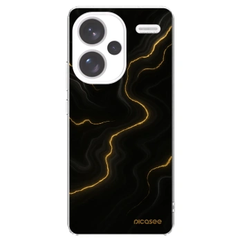 Picasee silikonska prozirna maskica za Xiaomi Redmi Note 13 Pro+ 5G - Thunder
