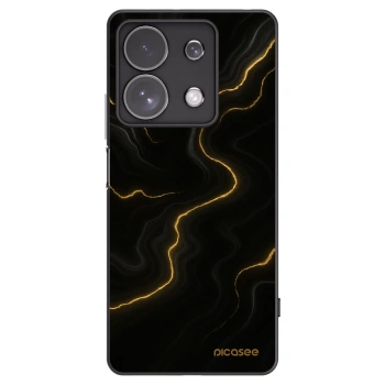 Picasee crna silikonska maskica za Xiaomi Redmi Note 13 Pro 4G - Thunder