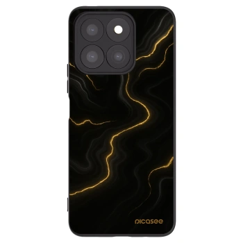 Picasee crna silikonska maskica za Honor X8b - Thunder