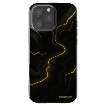 Picasee silikonska prozirna maskica za Apple iPhone 16 Pro Max - Thunder