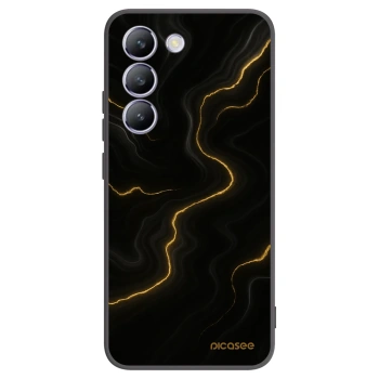 Picasee crna silikonska maskica za Vivo V40 SE 5G - Thunder