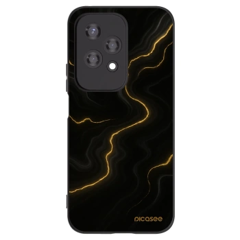 Picasee crna silikonska maskica za Honor 200 Lite - Thunder