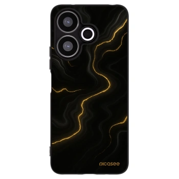 Picasee crna silikonska maskica za Xiaomi Redmi 13 4G - Thunder