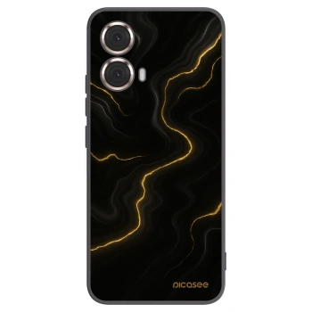 Picasee crna silikonska maskica za Motorola Moto G85 - Thunder