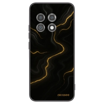 Picasee crna silikonska maskica za OnePlus 11 5G - Thunder