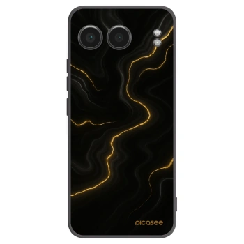 Picasee crna silikonska maskica za OnePlus Nord 4 - Thunder