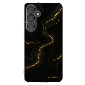 Picasee silikonska prozirna maskica za Samsung Galaxy S24 FE S721B - Thunder