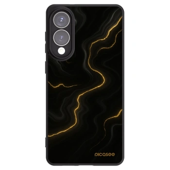 Picasee crna silikonska maskica za Samsung Galaxy S25 Edge 5G - Thunder