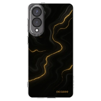 Picasee silikonska prozirna maskica za Samsung Galaxy S25 Edge 5G - Thunder