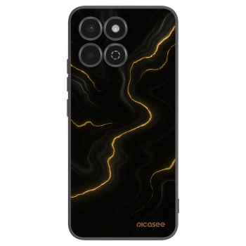 Picasee crna silikonska maskica za Honor 200 Smart 5G - Thunder