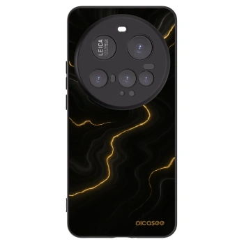 Picasee crna silikonska maskica za Xiaomi 15 Ultra - Thunder
