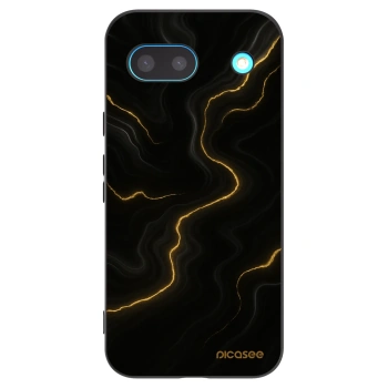 Picasee crna silikonska maskica za Google Pixel 8 - Thunder