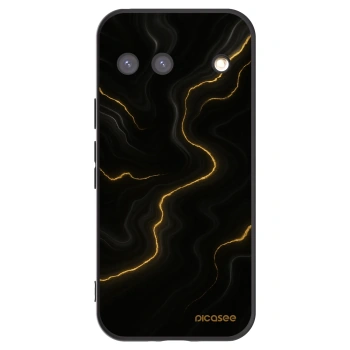 Picasee crna silikonska maskica za Google Pixel 9 - Thunder