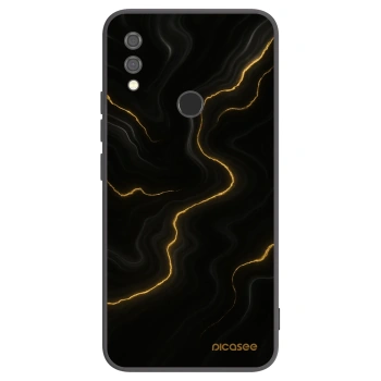 Picasee crna silikonska maskica za Xiaomi Redmi Note 7 - Thunder