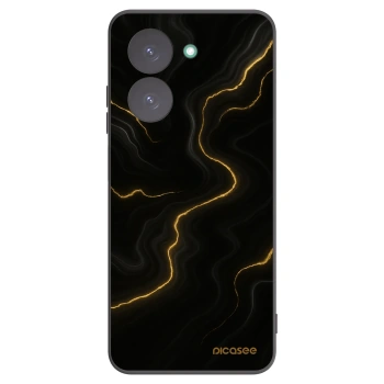 Picasee crna silikonska maskica za Xiaomi Redmi A5 - Thunder