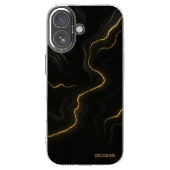 Picasee silikonska prozirna maskica za Apple iPhone 17 - Thunder