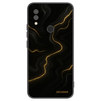 Picasee crna silikonska maskica za Xiaomi Redmi 7 - Thunder