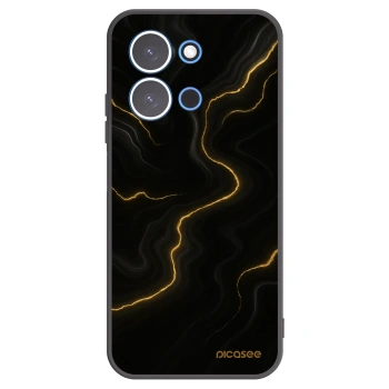 Picasee crna silikonska maskica za Xiaomi Redmi 15C 4G - Thunder