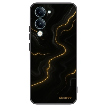 Picasee crna silikonska maskica za Vivo Y29s 5G - Thunder