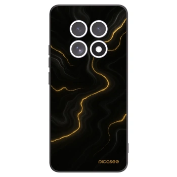 Picasee crna silikonska maskica za Xiaomi Redmi Note 15 - Thunder