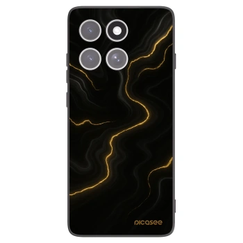 Picasee crna silikonska maskica za Motorola Edge 60 Fusion - Thunder