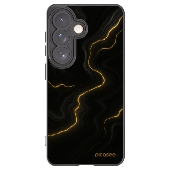 Picasee crna silikonska maskica za Samsung Galaxy S26 - Thunder