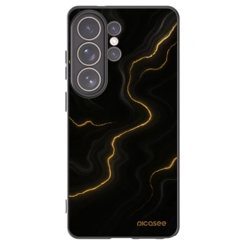 Picasee crna silikonska maskica za Samsung Galaxy S26 Ultra - Thunder