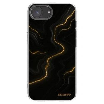 Picasee silikonska prozirna maskica za Apple iPhone 17e - Thunder