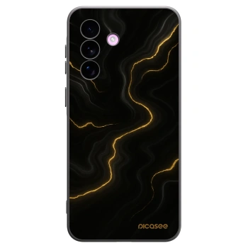 Picasee crna silikonska maskica za Samsung Galaxy A57 5G - Thunder