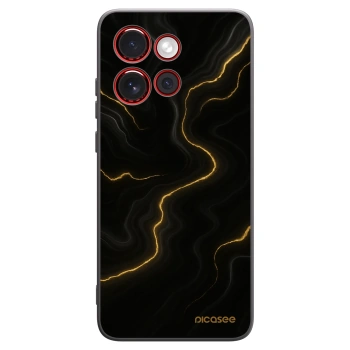 Picasee crna silikonska maskica za Motorola Edge 60 Neo 5G - Thunder