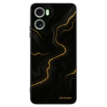 Picasee crna silikonska maskica za Motorola Moto G06 - Thunder