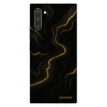 Picasee silikonska prozirna maskica za Samsung Galaxy Note 10 N970F - Thunder