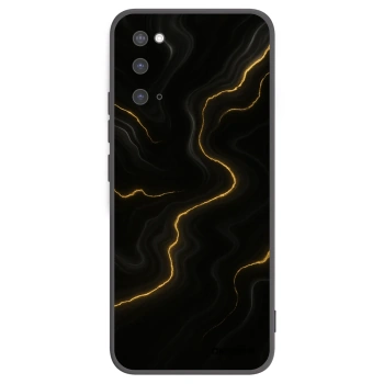 Picasee crna silikonska maskica za Samsung Galaxy S20 G980F - Thunder