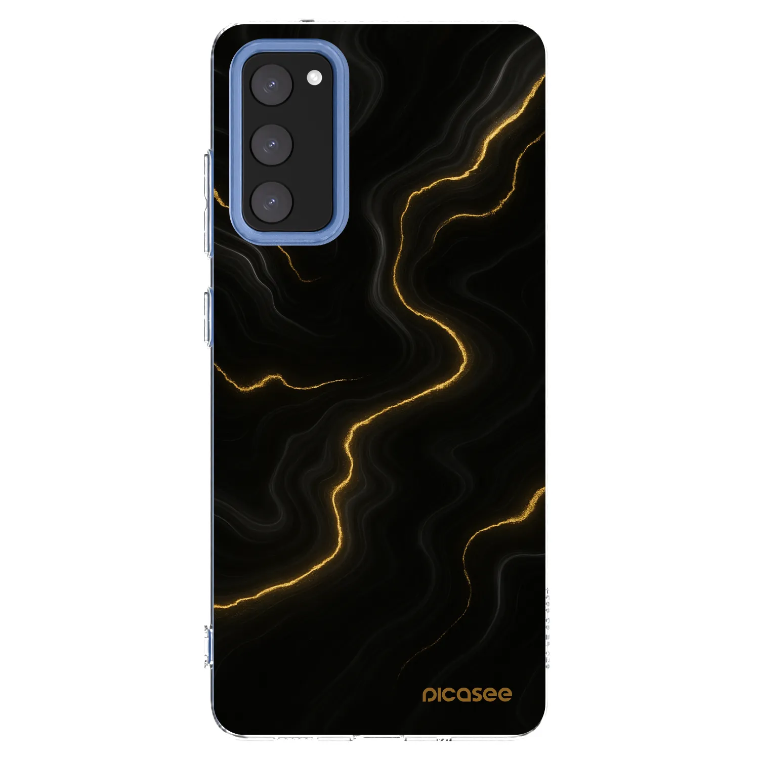 Picasee silikonska prozirna maskica za Samsung Galaxy S20 FE - Thunder