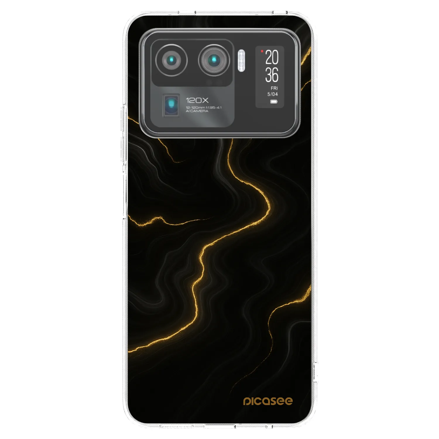 Picasee silikonska prozirna maskica za Xiaomi Mi 11 Ultra - Thunder