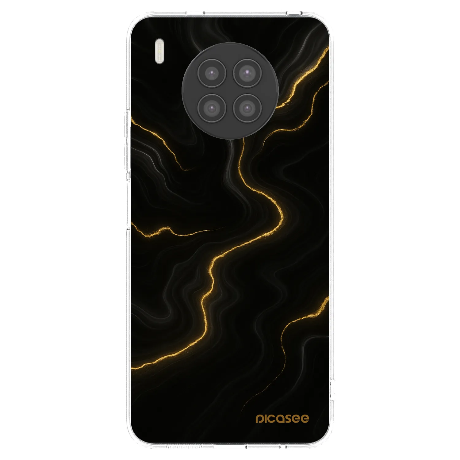 Picasee silikonska prozirna maskica za Huawei Nova 8i - Thunder