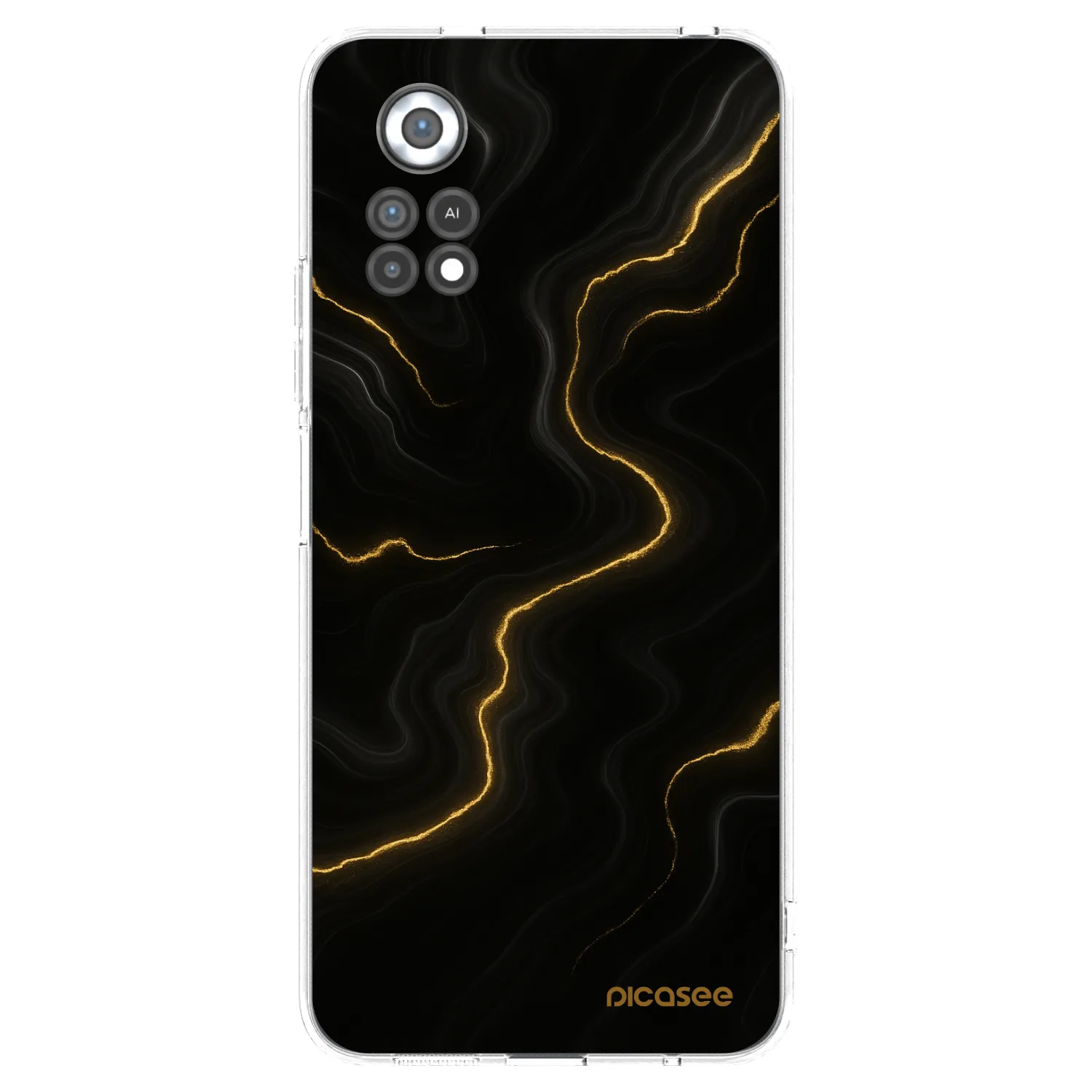 Picasee silikonska prozirna maskica za Xiaomi Poco X4 Pro 5G - Thunder
