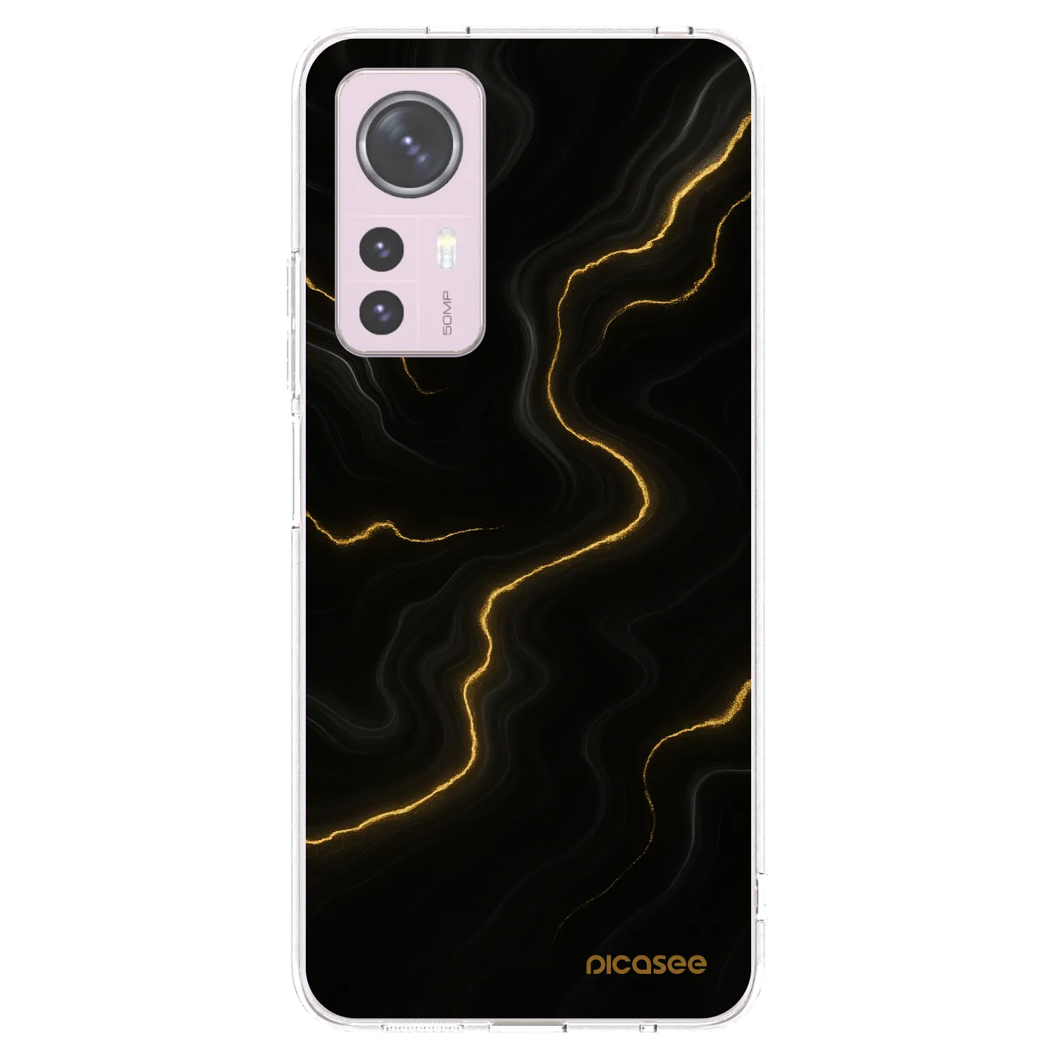 Picasee silikonska prozirna maskica za Xiaomi 12 - Thunder