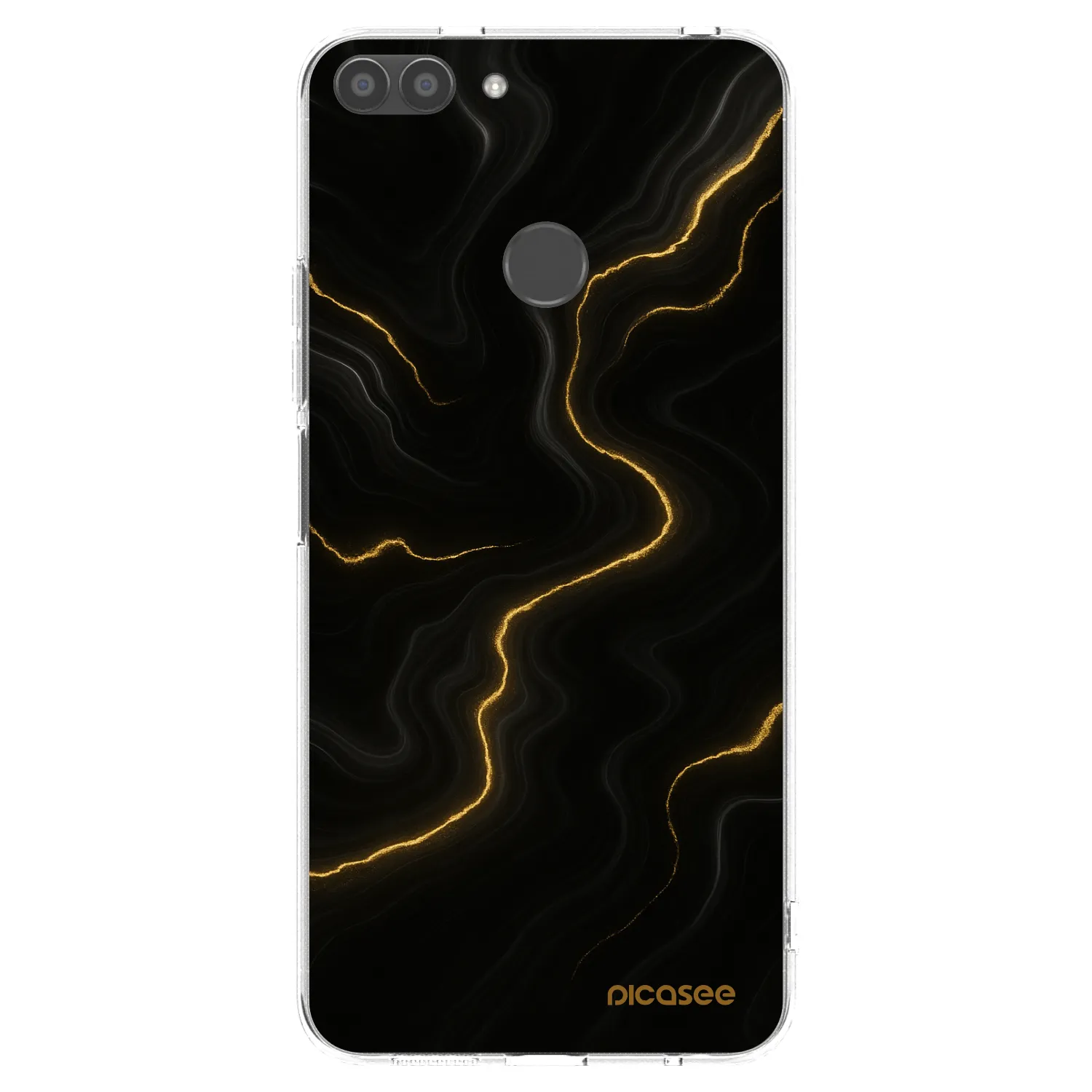 Picasee silikonska prozirna maskica za Huawei P Smart - Thunder