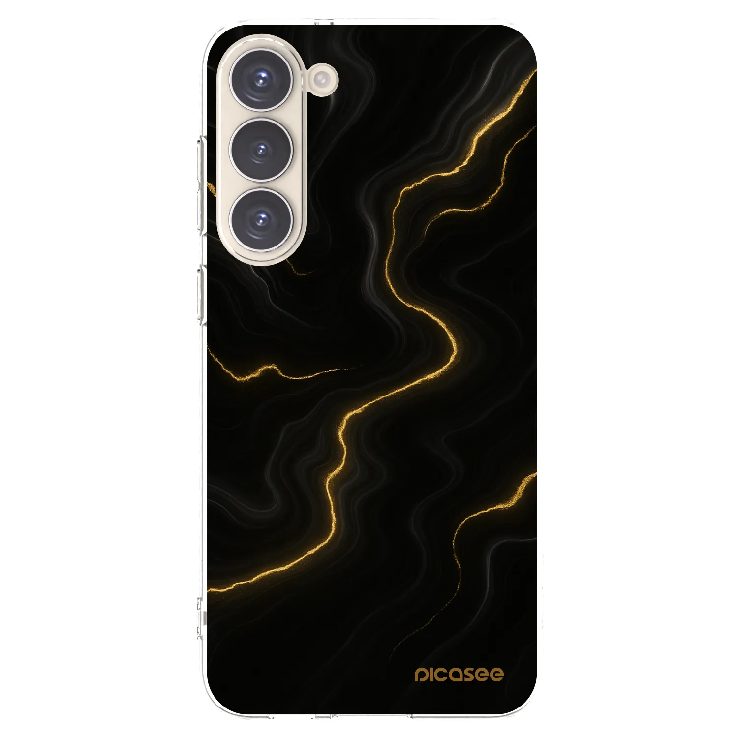 Picasee silikonska prozirna maskica za Samsung Galaxy S23+ 5G - Thunder