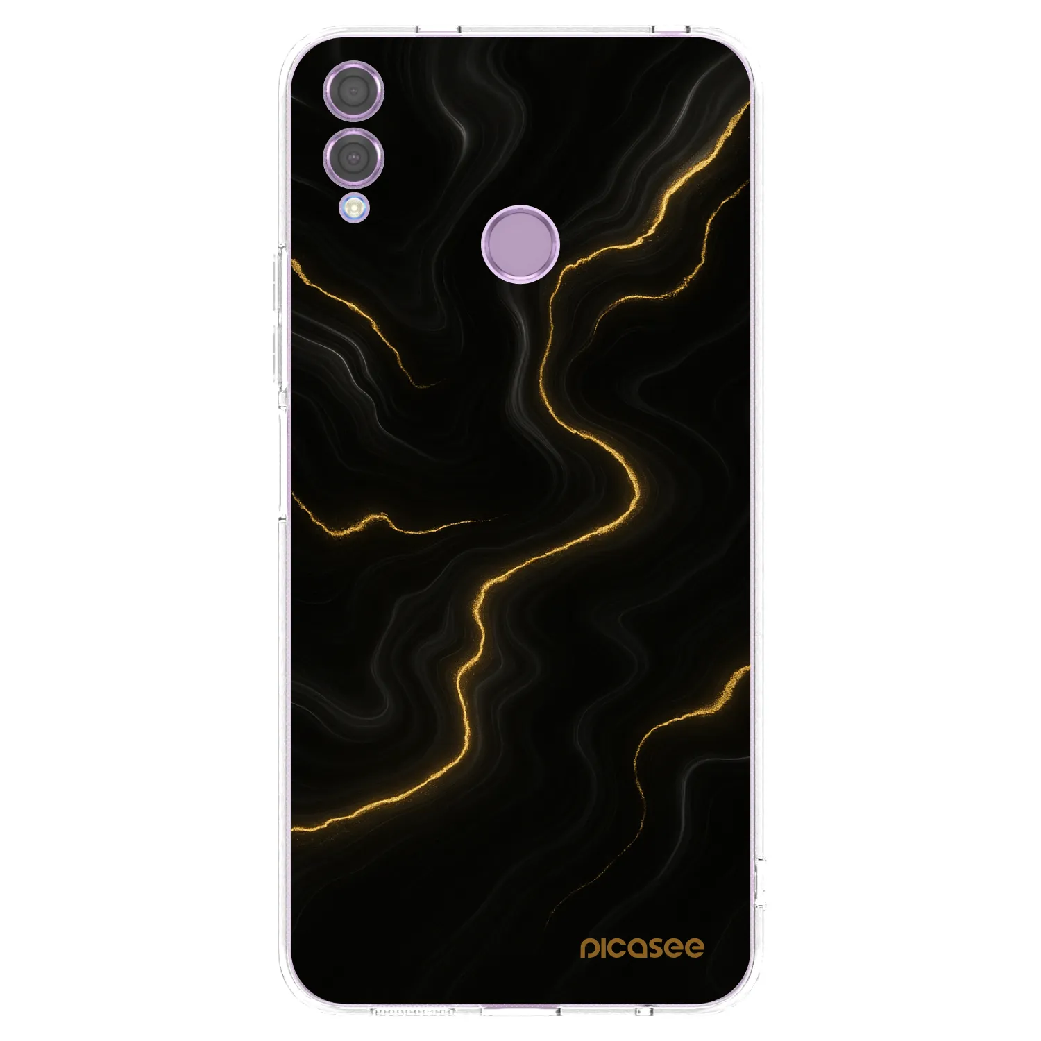 Picasee silikonska prozirna maskica za Honor 8X - Thunder