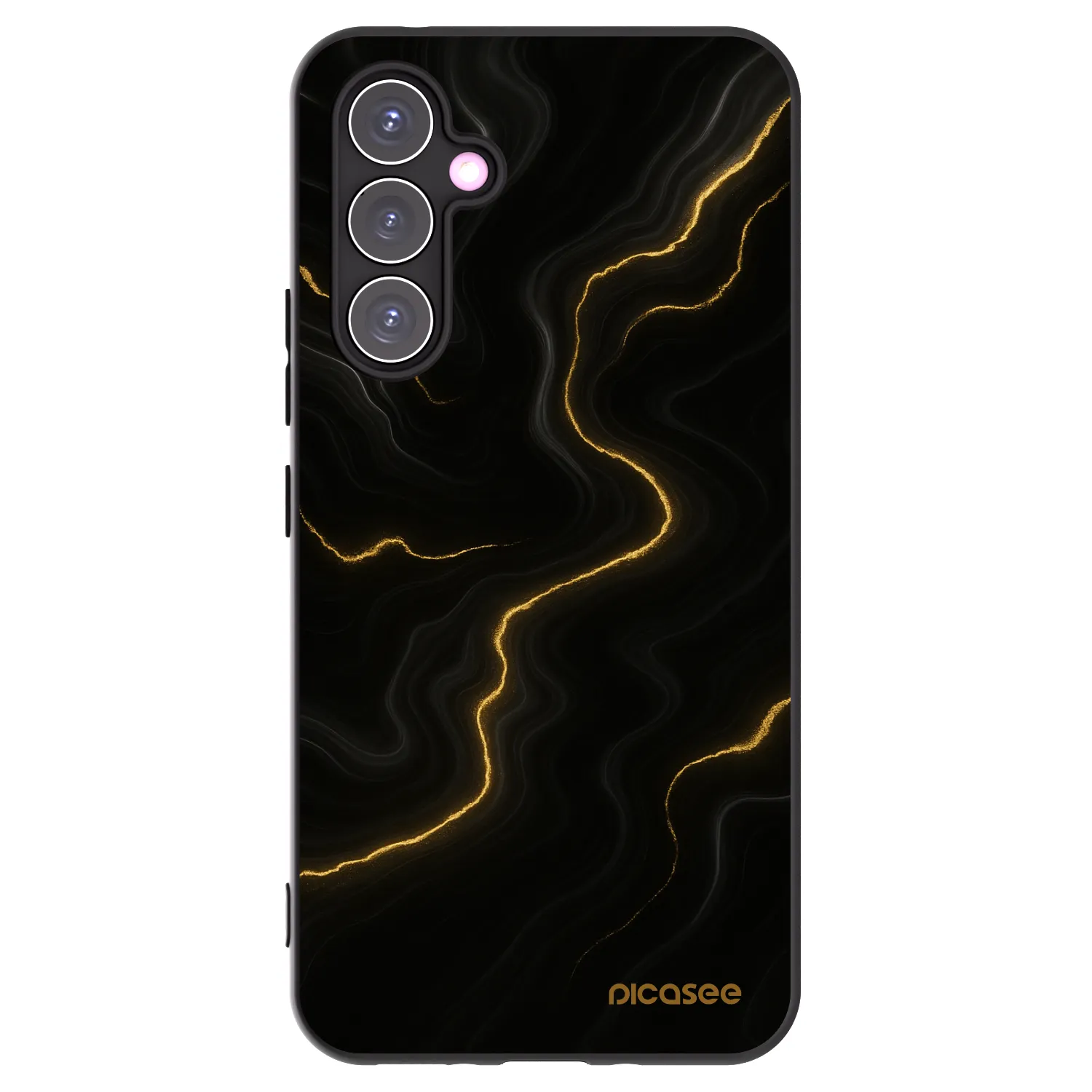 Picasee crna silikonska maskica za Samsung Galaxy A54 5G A546B - Thunder