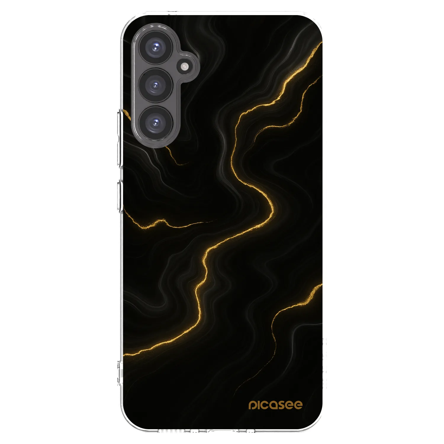 Picasee silikonska prozirna maskica za Samsung Galaxy A34 5G A346B - Thunder